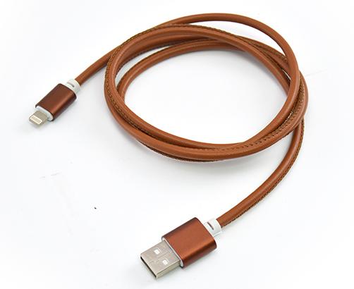 Кабель IPhone 5 4you Volga коричневый (2.4A) 1m