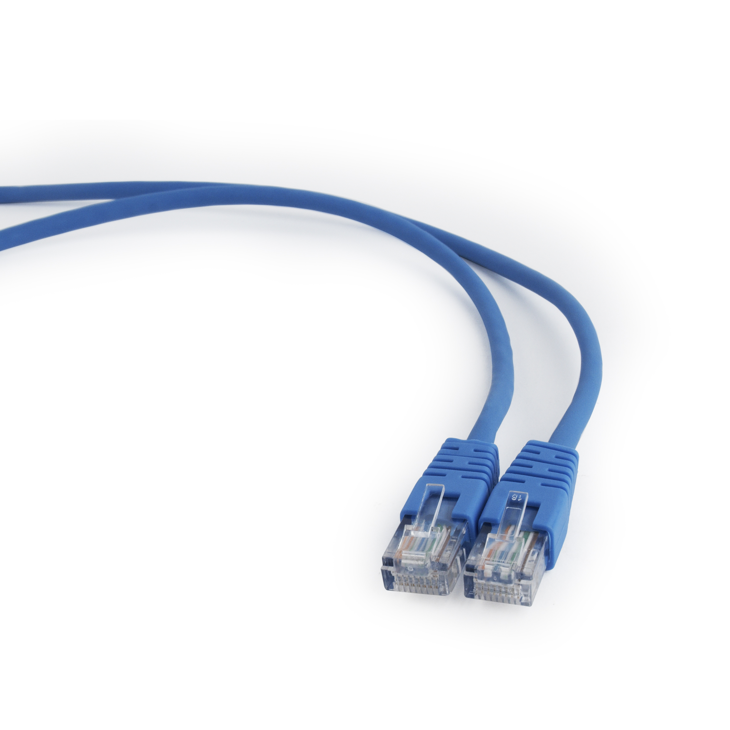 Патчкорд UTP Cablexpert PP12-1.5M/B кат.5e, 1.5м, литой, многожильный (синий)