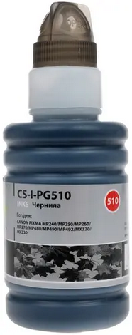 Чернила Cactus CS-I-PG510 черный 100мл для Canon Pixma MP240/MP250/MP260/MP270