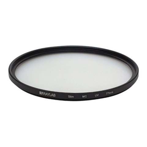 Фильтр для объектива камеры защитный уф uv Raylab UV Slim 77 мм