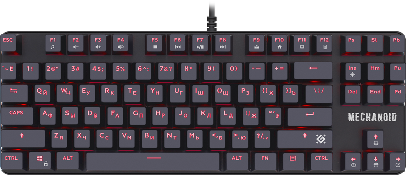 Клавиатура механическая Defender Mechanoid GK-581, черный
