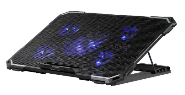 Охлаждающая подставка для ноутбука Defender NS-518 17", 2 USB, 5 вентиляторов