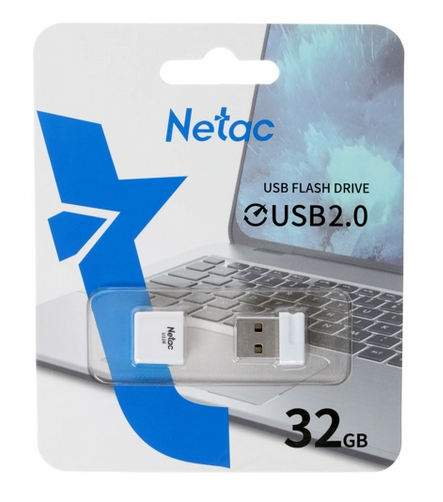 Флеш накопитель 32Gb USB 2.0 Netac U116 (NT03U116N-032G-20WH)