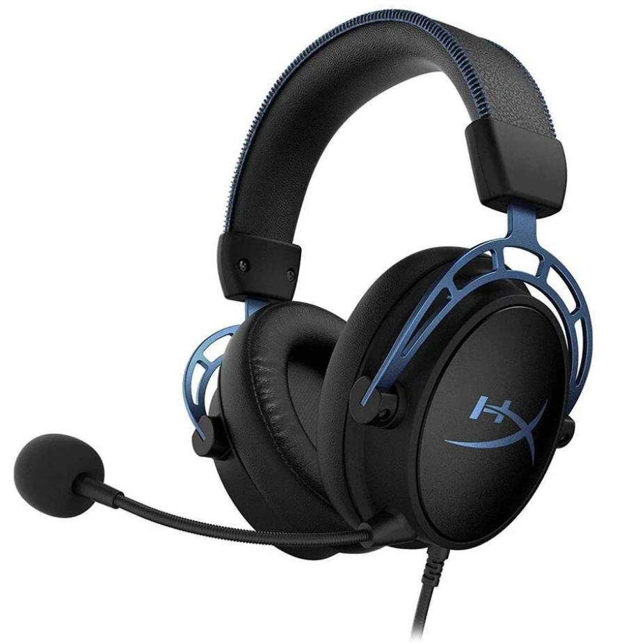 Игровая гарнитура HyperX Cloud Alpha S, черный-синий