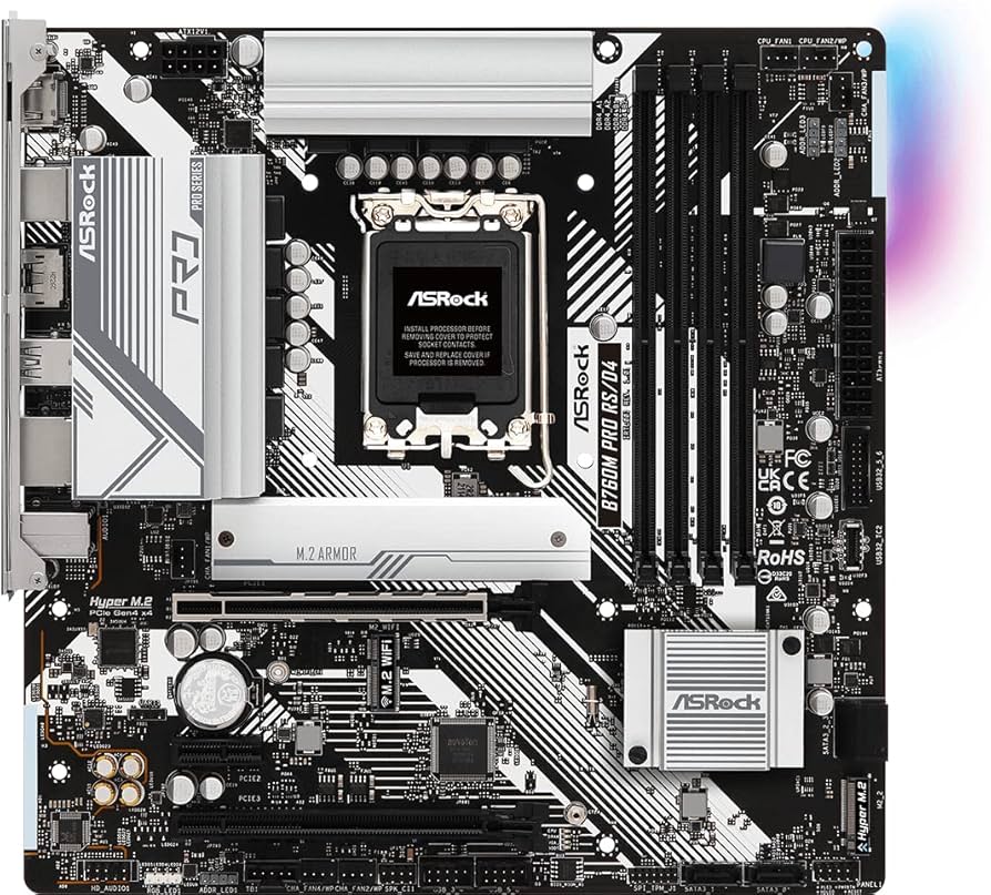 Материнская плата Socket 1700 ASRock B760M PRO RS/D4