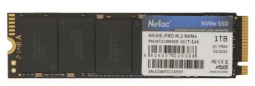 Накопитель SSD M.2 NVMe 1Tb Netac N930E Pro NT01N930E-1Tb-E4X