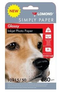 Фотобумага Lomond Simply А6 Глянцевая (0102168) 180g/m 50л 10x15
