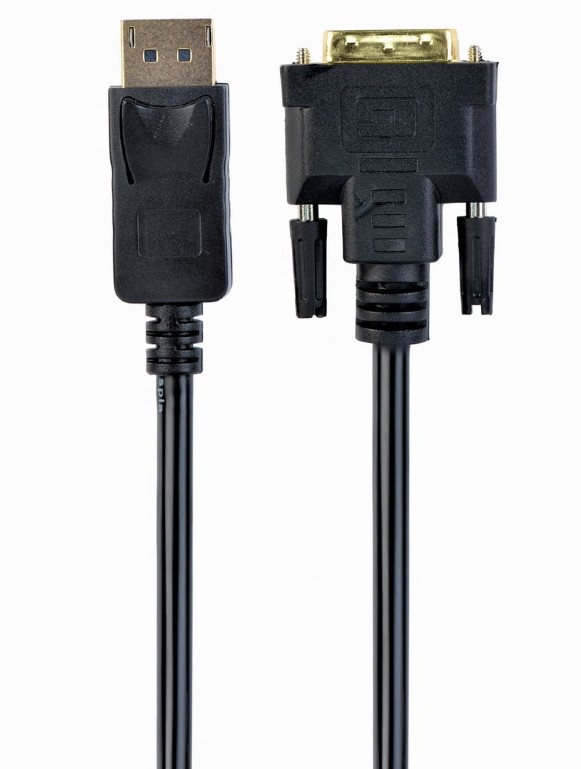 Кабель DisplayPort - DVI, 1м, Cablexpert CC-DPM-DVIM-1M
