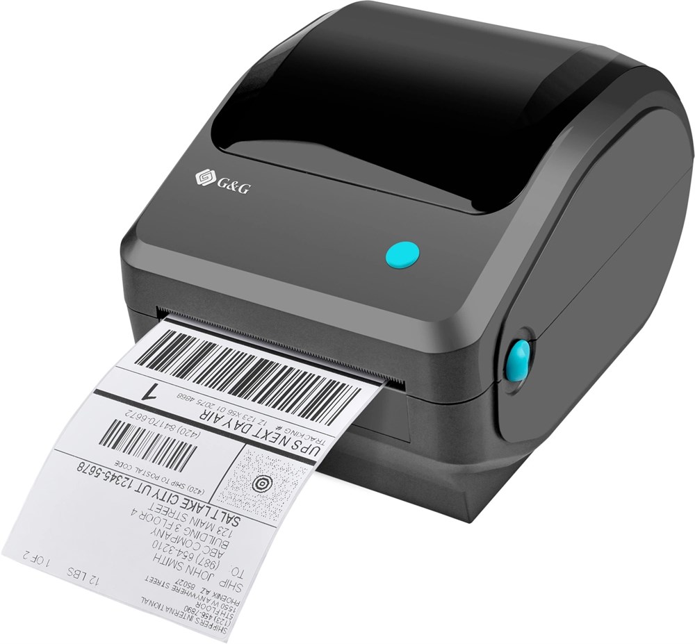 Термопринтер G&G GG-D410, черный