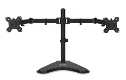 Кронштейн для мониторов ЖК Buro BU-M042-D, 17"-32" макс.16кг настольный поворот и наклон верт.