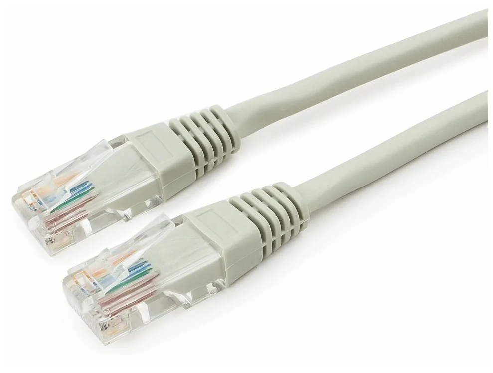 Патчкорд UTP Cablexpert PP12-0.25M кат.5e, 0.25м, литой,многожильный (серый)