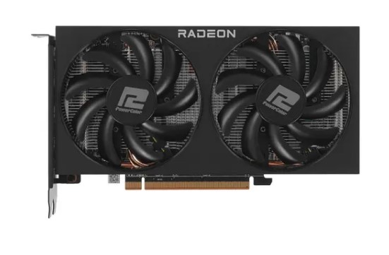Видеокарта PCI-E 4.0 8Gb Radeon RX 7600 Powercolor Fighter (RX 7600 8G-F)