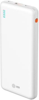 Портативный аккумулятор Cactus CS-PBFSBA-10000, 10000mAh, белый