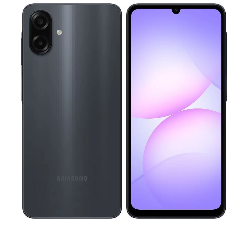 Смартфон Samsung Galaxy A07 4/128Gb, черный