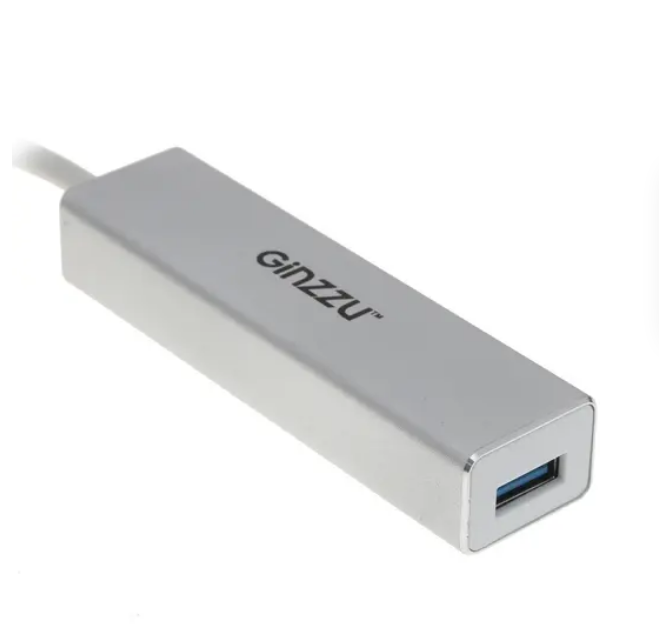 USB-концентратор Ginzzu GR-518UB, Type-C (4 порта USB 3.0)