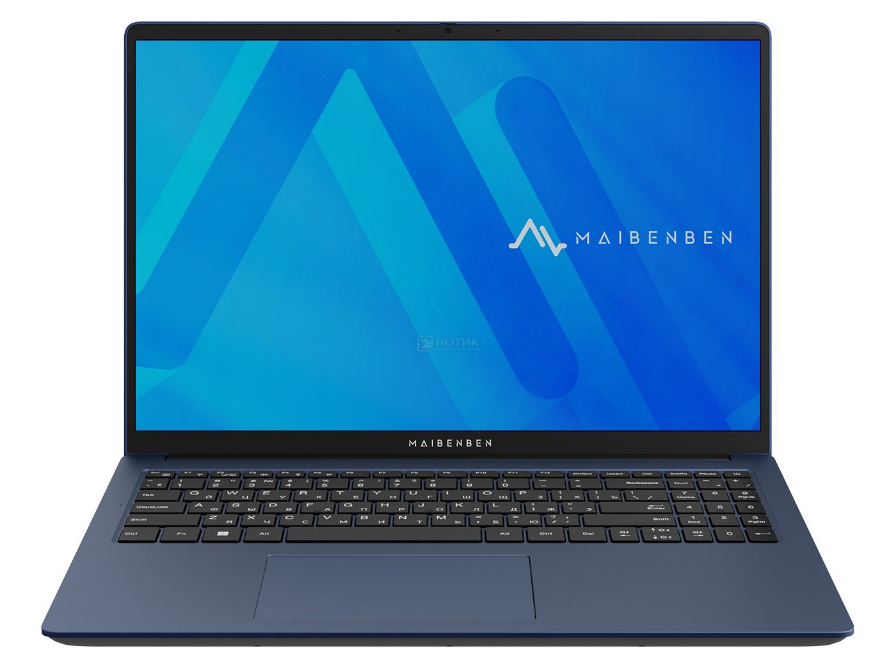 Ноутбук Maibenben M645 (M6451SB0HURE3) 16", IPS, R5-4600H/8/512/W11H, синий, (мышка + коврик)