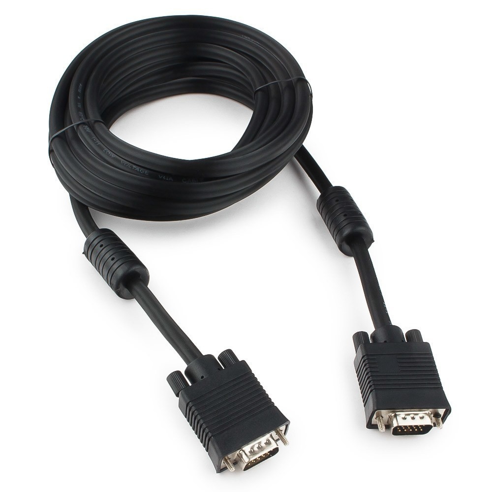 Кабель VGA - VGA 5m Premium Cablexpert CC-PPVGA-5M-B Black Ferrite