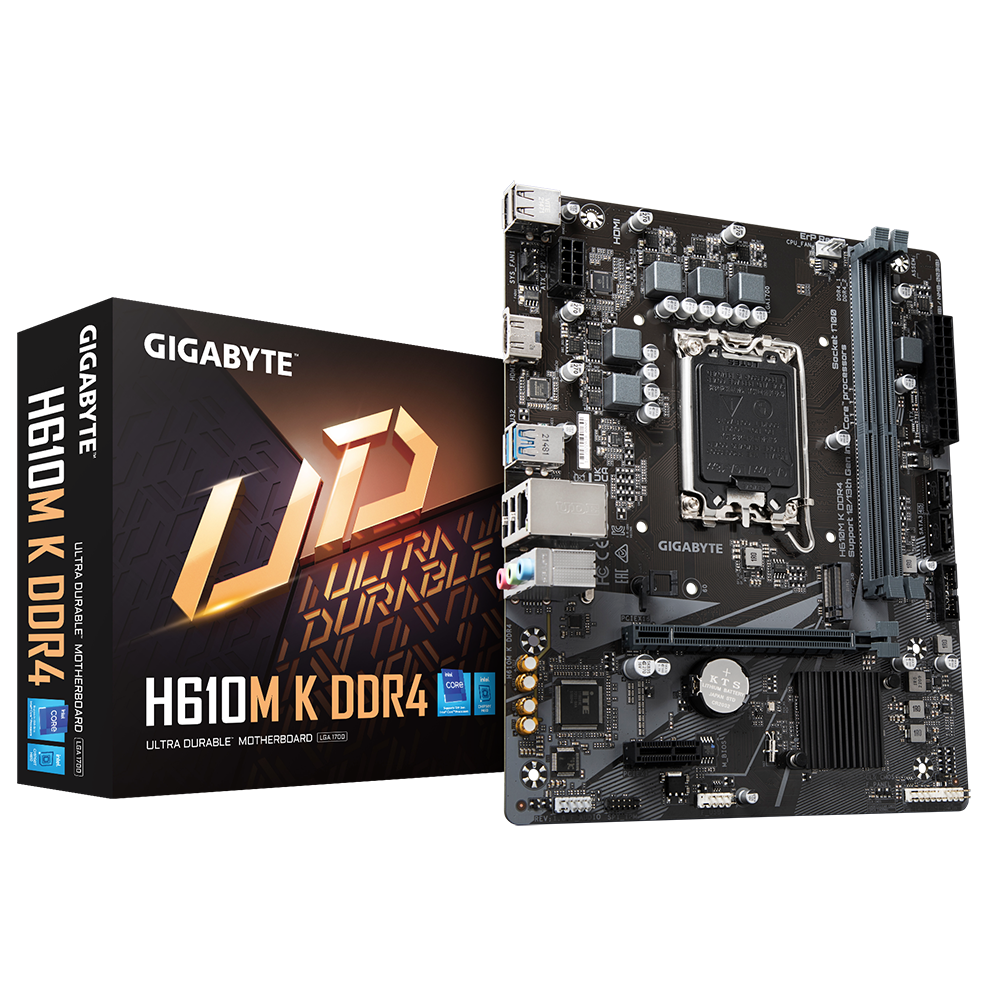 Материнская плата Socket 1700 GIGABYTE H610M K DDR4