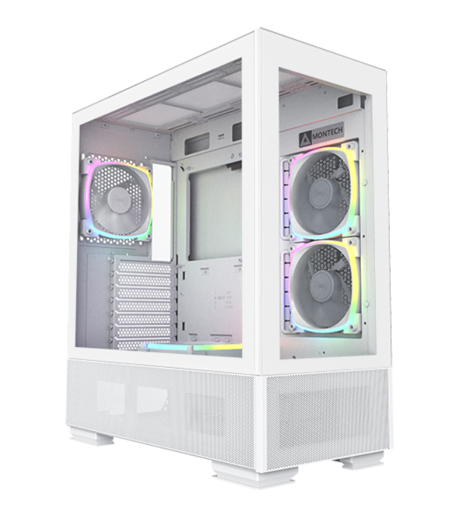 Корпус ATX без БП Montech SKY TWO (W) белый