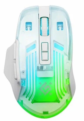 Мышь беспроводная игровая Defender Astro Elite GM-056 белый