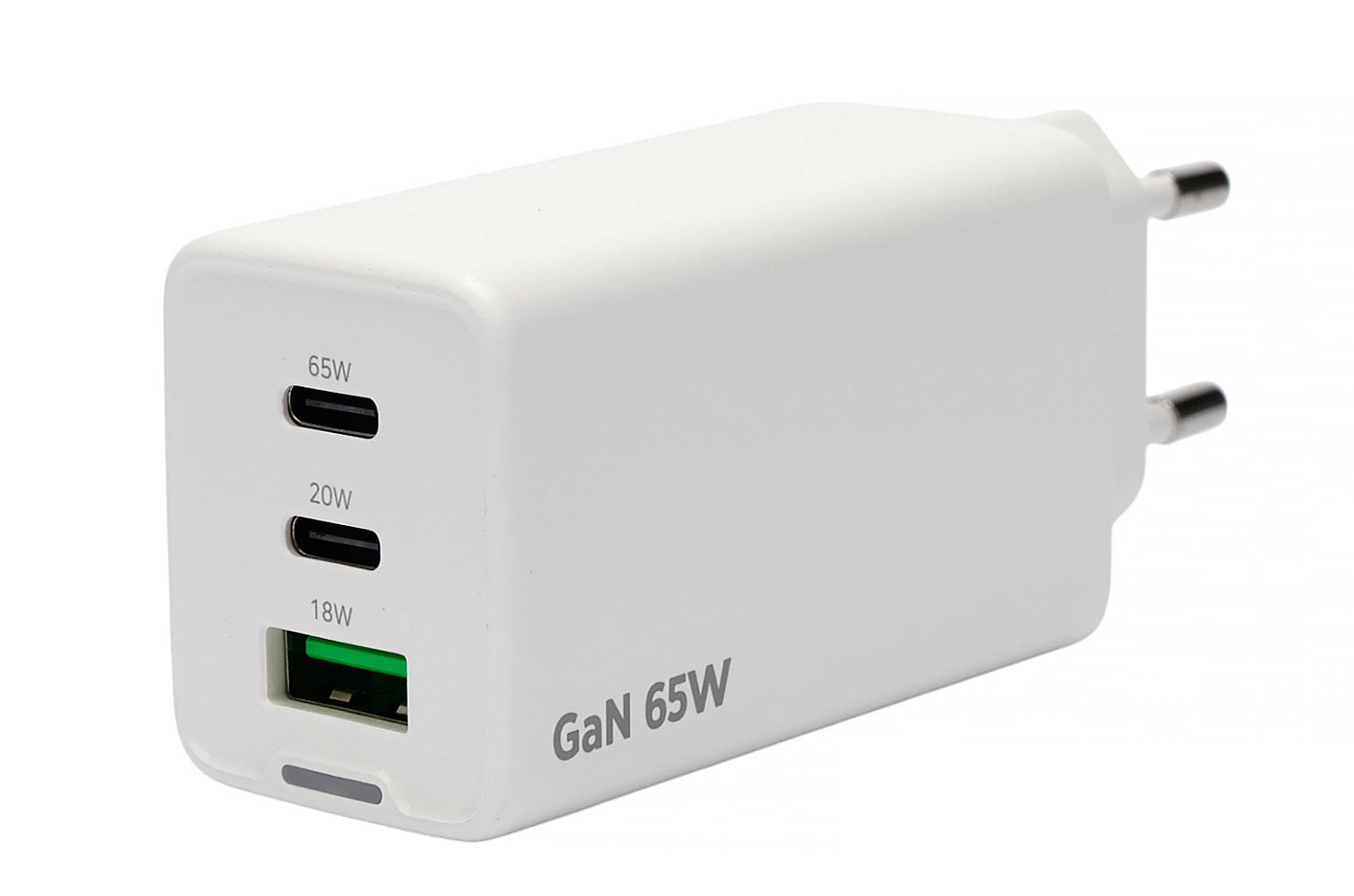 Универсальное СЗУ Cablexpert MP3A-PC-65 (65Вт, 1 USB, 2 Type-C, 3.25А), QC4.0/PD3.0, белый