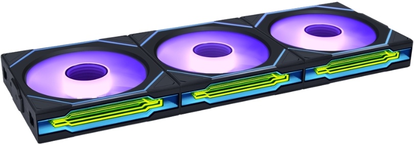 Вентиляторы для корпуса Lian Li UNI Fan SL Infinity Wireless 120 Reverse Blade, черный, 3шт