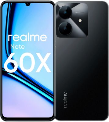 Смартфон Realme Note 60X 4/128Gb, черный