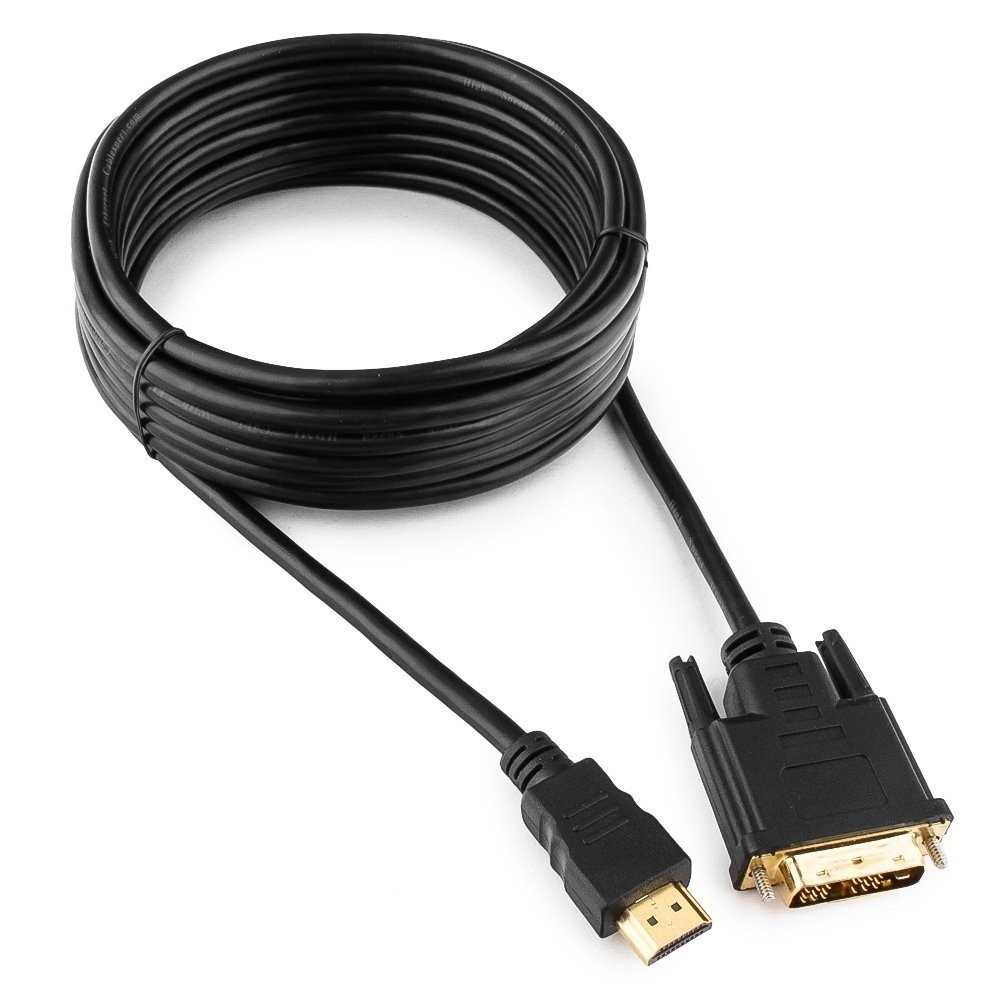 Кабель HDMI - DVI, 10.0m, Cablexpert CC-HDMI-DVI-10MC