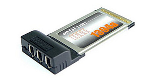 Контроллер IEEE1394 ST-Lab С-120; PCMSI для ноутбуков