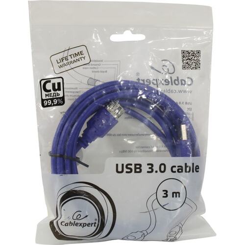 Кабель-удлинитель AM-AF, 3.0m, USB 3.0, Pro Cablexpert CCP-USB3-AMAF-10