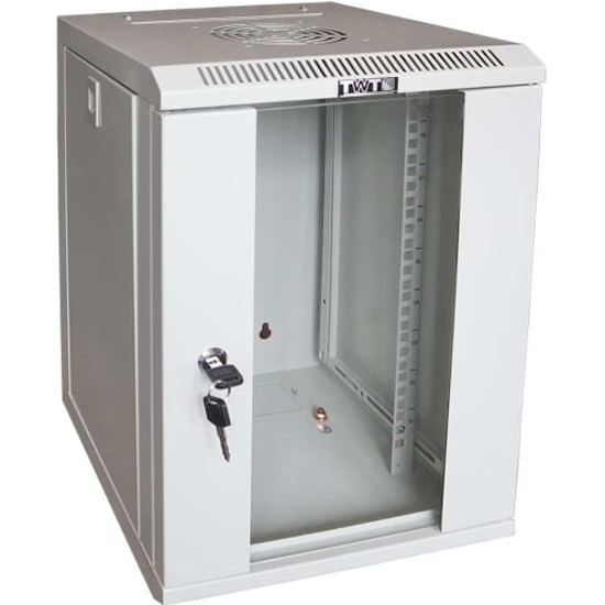 Шкаф коммутационный Lanmaster (TWT-CBW10G-6U-3X3-GY) настенный 6U 312x300мм