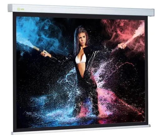 Экран для проектора Cactus 180x180см Wallscreen CS-PSW-180X180-BK 1:1 настенно-потолочный рул. чер.