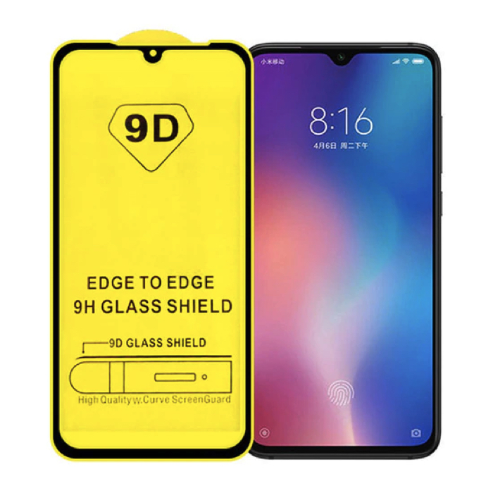 Защитное стекло для Xiaomi Redmi 9 6D 9H Rinbo Black
