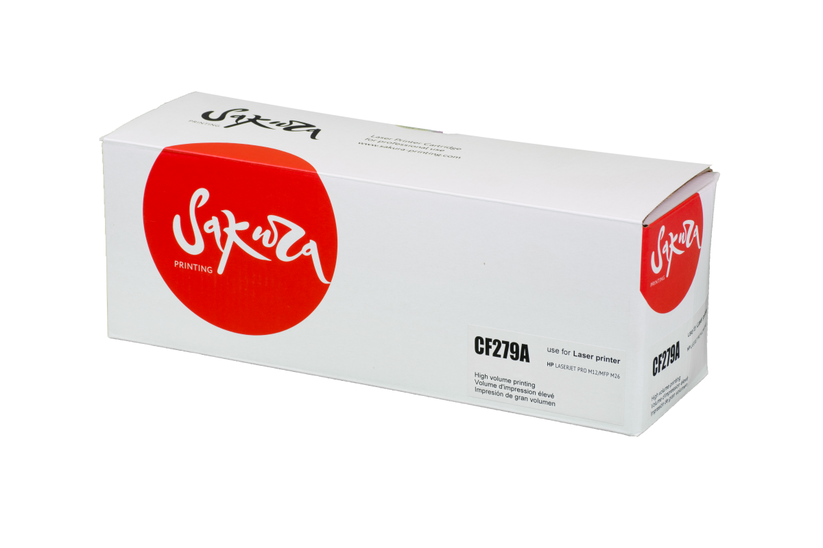 Картридж совместимый Sakura CF279A (79A) для HP MFP-M12/MFP-M26, черный, 1000 к.