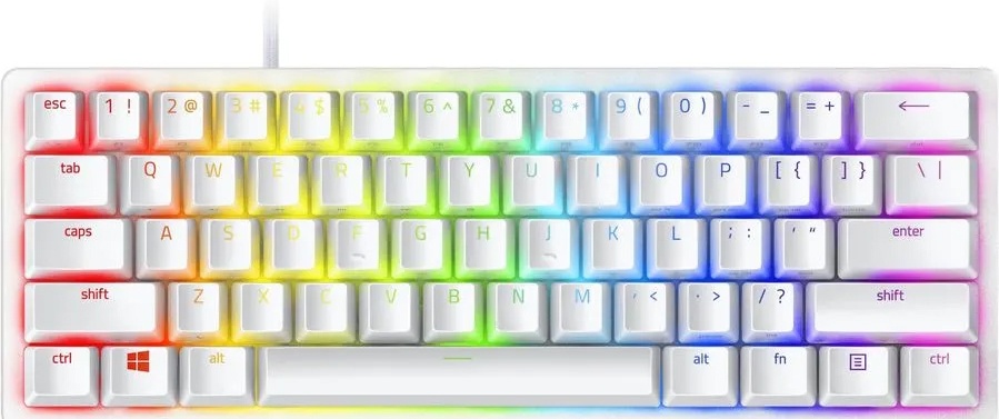 Клавиатура игровая Razer Huntsman Mini - Mercury Ed (RZ03-03392200-R3R1)