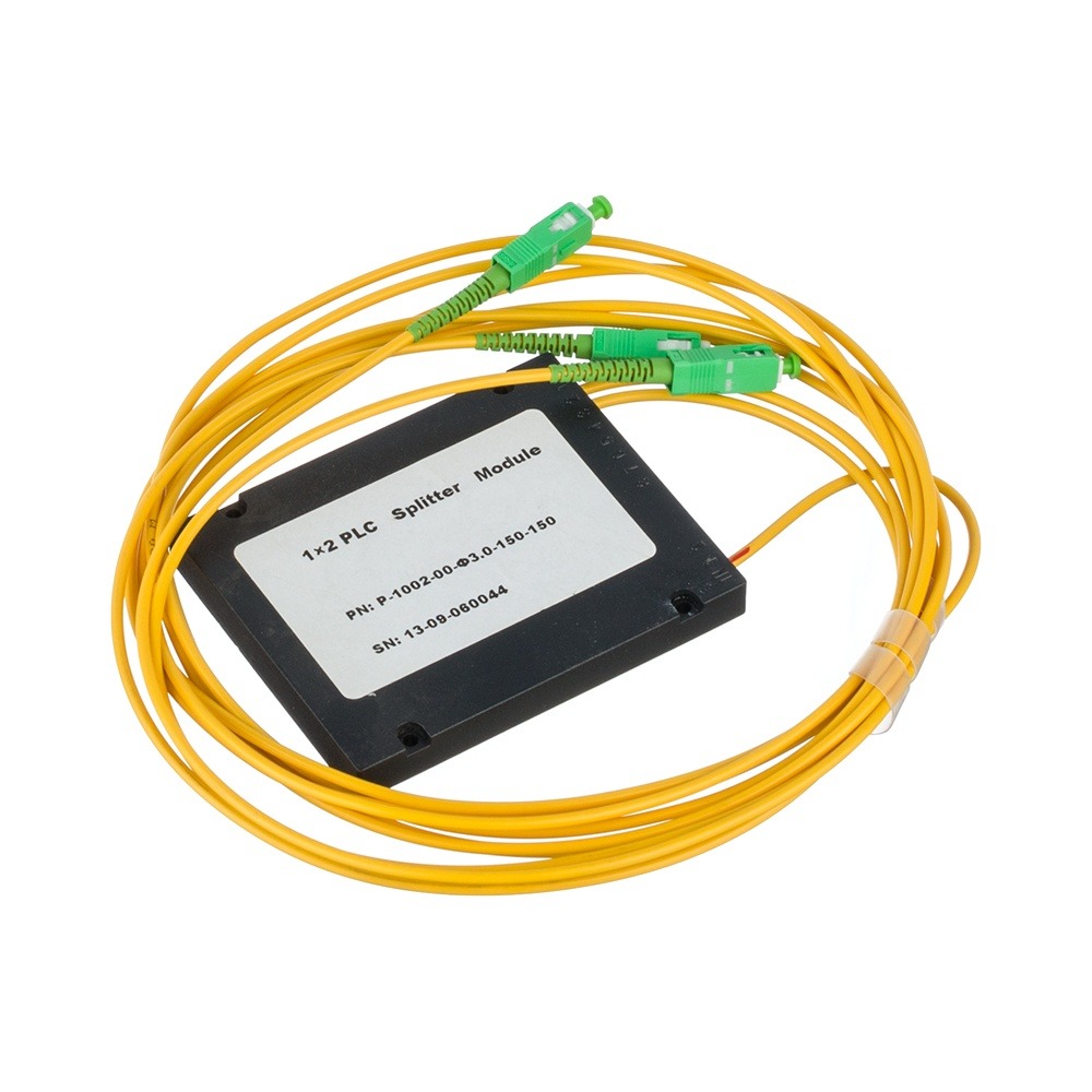 Сплиттер-разветвитель оптический PLC 1*2 3.0 1,5м 3SC/APC