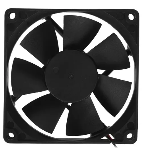 Вентилятор для корпуса Gembird FANCASE-4 80x80x25mm, Molex F+Molex M
