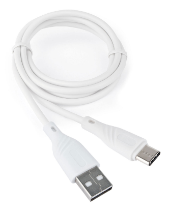 Кабель USB - Type-C Cablexpert CCB-USB2-AMCMO1-1MW, 1м, белый