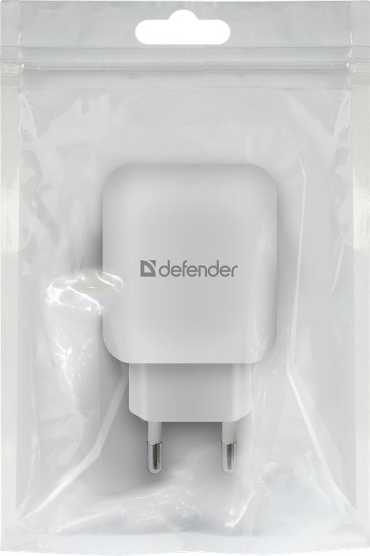 Универсальное СЗУ Defender EPA-13 (2 USB, 2.1А), белый