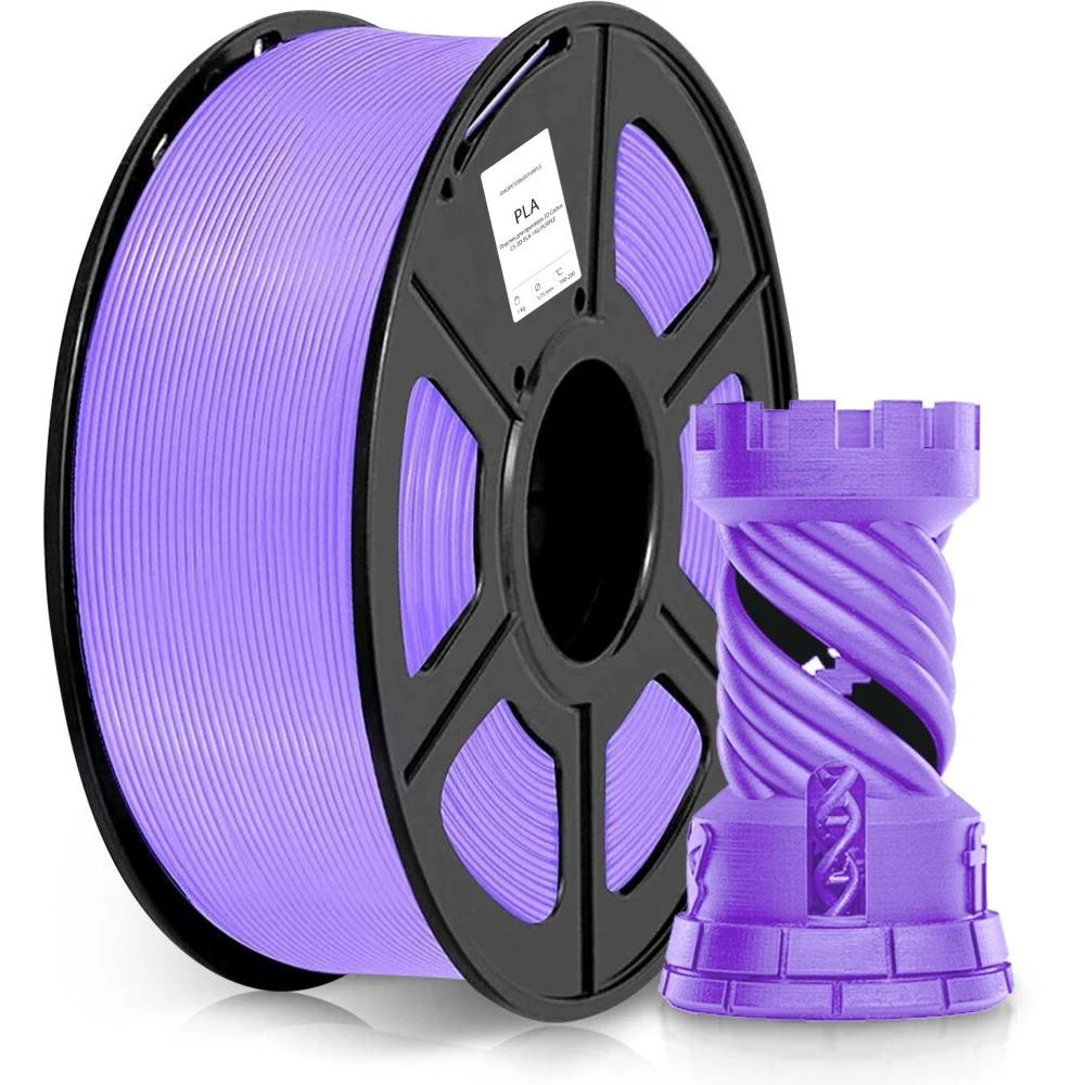 Пластик для 3D принтера Cactus CS-3D-PLA-1KG-PURPLE PLA d1.75мм 1кг L326м 1цв., фиолетовый