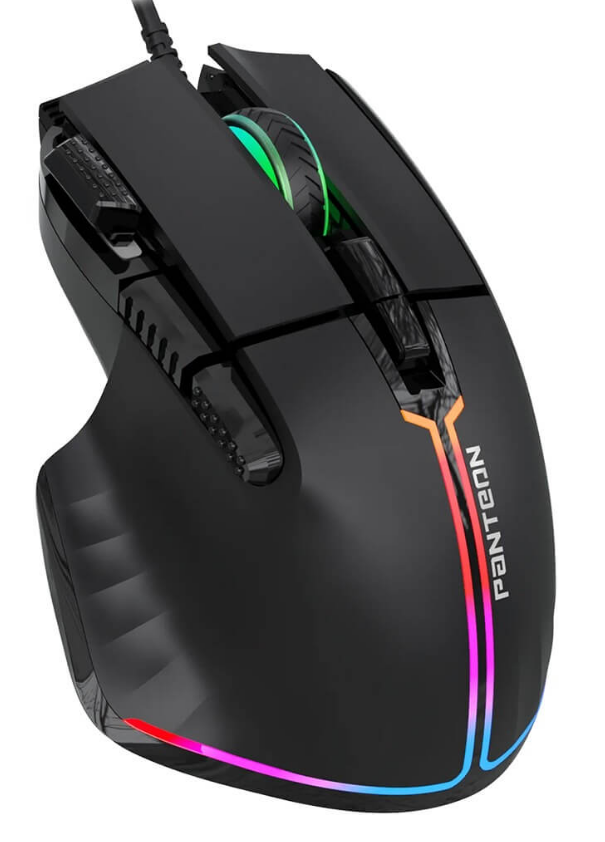Мышь игровая PANTEON MS89, чёрная USB