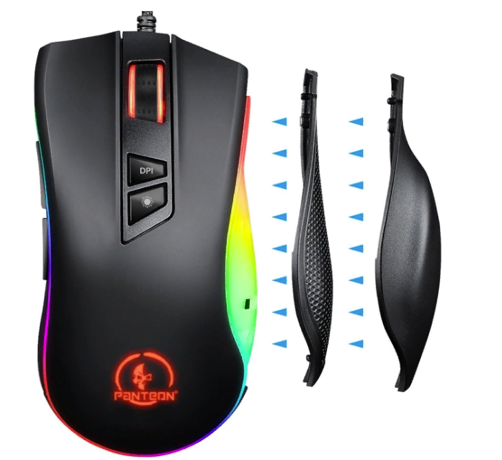Мышь игровая PANTEON PS88, чёрная USB