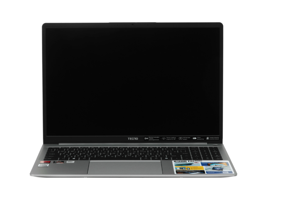 Ноутбук Tecno Megabook K16SDA (4894947053399), IPS, R7-5800U/16/1Tb/W11 серый