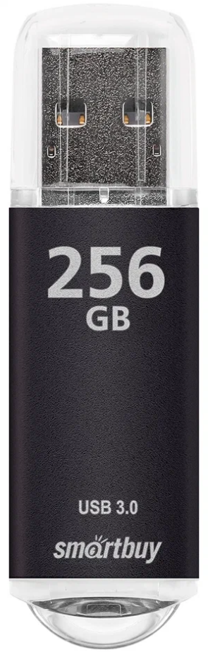 Флеш накопитель 256Gb USB 3.0 SmartBuy V-Cut Black (SB256GBVC-K3)