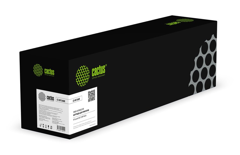Картридж совместимый Cactus 136X CS-W1360X для HP LaserJet (M211d/209/233/234), 2.6k