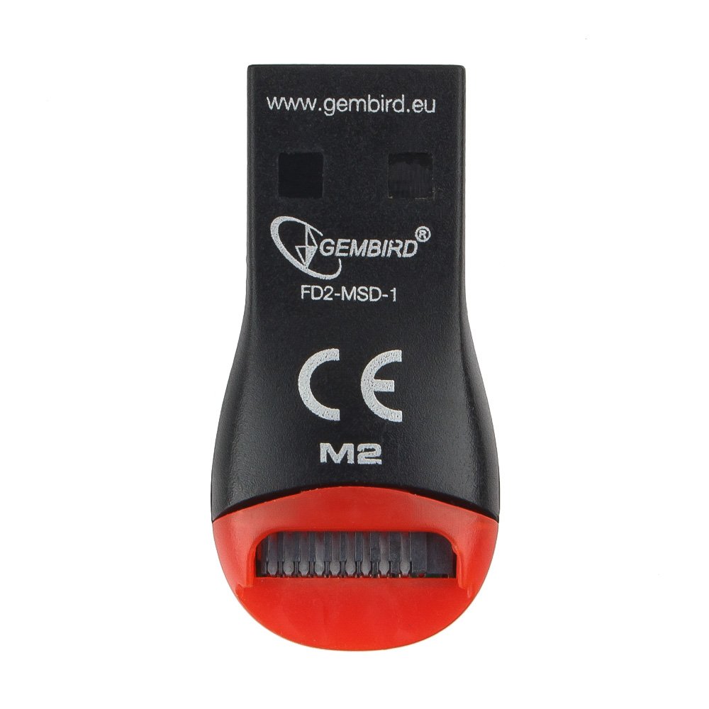 Картридер внешний Gembird FD2-MSD-1 (USB 2.0)