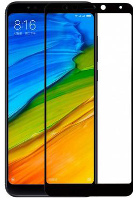 Защитное стекло для Xiaomi Redmi 5 Full Glue 9D Black