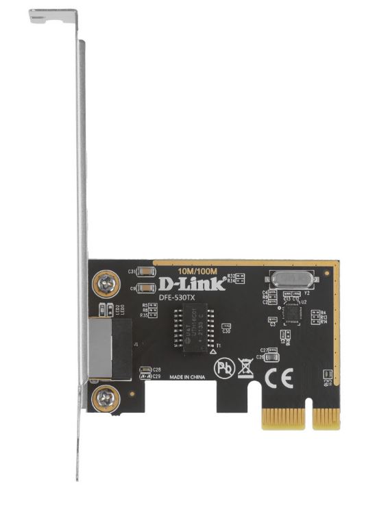 Сетевая карта PCI-Ex1 D-Link DFE-530TX/E1A (100/10 Мбит)
