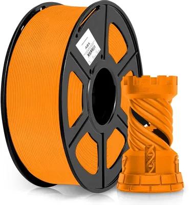 Пластик для 3D принтера Cactus CS-3D-ABS1KG-ORANGE ABS d1.75мм 1кг L386м 1цв. оранжевый