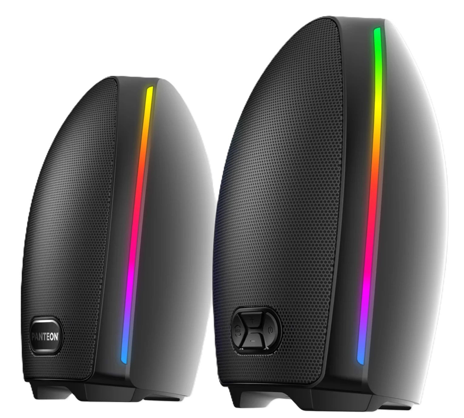 Акустика 2.0 PANTEON PBS-180,USB, Bluetooth, RGB, черный